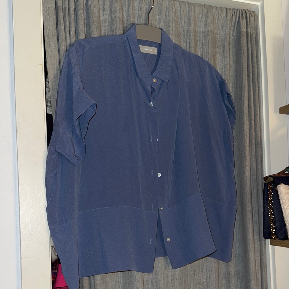 Everlane Washable Silk Notch Shirt